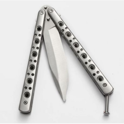 Butterfly Knife Batangas Fan Knife - Stainless Steel